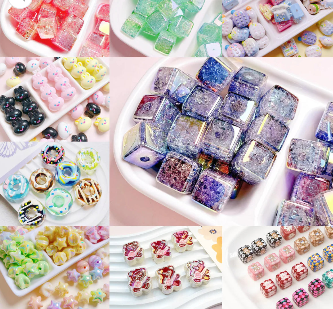 Blindbag! Nur im Live! Perlen für Kugelschreiber Handykette usw.